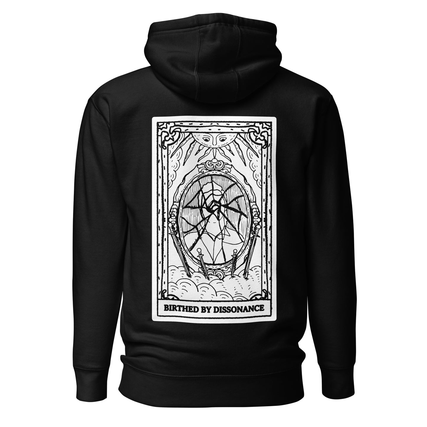 "Birthed By Dissonance" Tarot Card Hoodie